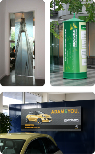 Werbetechnik Bilder rechts