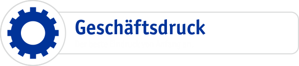 Zahnrad Geschftsdruck